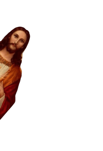 jesus peeking